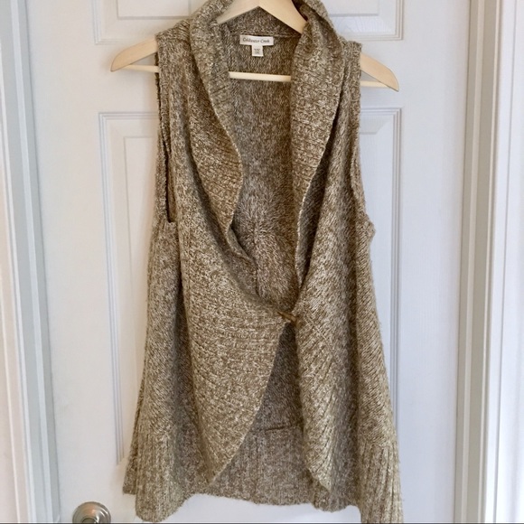 Coldwater Creek Sweaters - {Coldwater Creek} Long Sleeveless Cardigan Sz L/XL